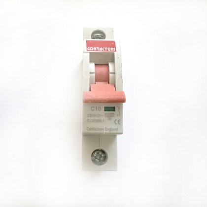 Contactum CPB1010C C10 10A 10 Amp MCB Circuit Breaker Type C